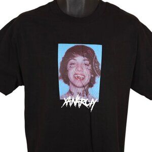 Lil Xan T Shirt Mens Size Medium Black 2018 Total Xanarchy Tour Rap Hip Hop
